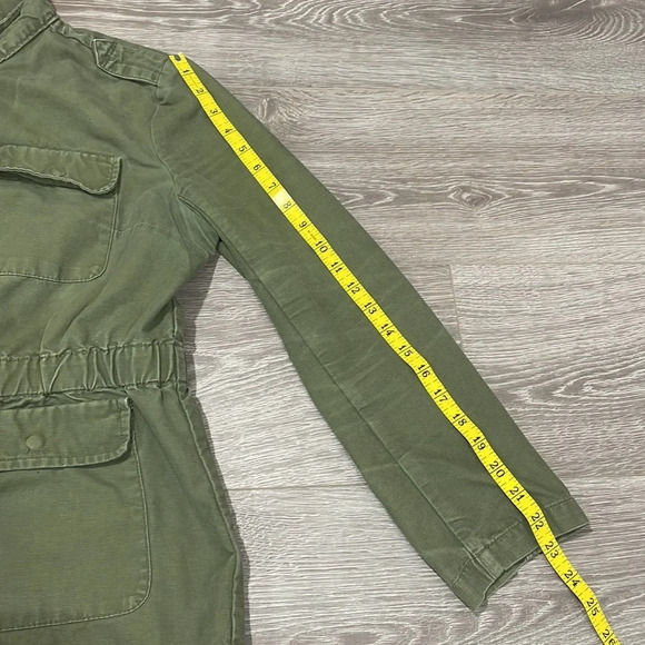 Kensie Jeans Olive Utility Jacket L - Picture 14 of 16